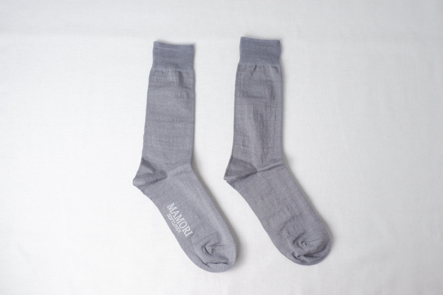 MAMORI Soft Linen Socks M Lightweight　80/1  Crew socks