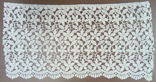 MAMORI　リネン刺繍レース生地